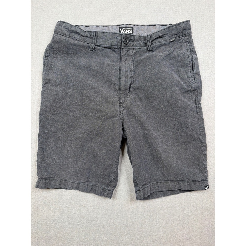 Vans Off The Wall Mens Chino Walk Shorts Grey Cotton Size 30 RN96277 CA30516